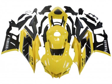 2019-2021 Yellow Black Yamaha YZF R3/R25 Motorcycle Fairings
