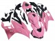 2022-2024 Pink Black Yamaha YZF R3/R25 Motorcycle Fairing