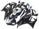 2022-2024 Black Carbon Fiber Style Silver Blue Yamaha YZF R3/R25 Motorcycle Fairings