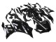 2022-2024 Glossy Black Yamaha YZF R3/R25 Motorcycle Fairings