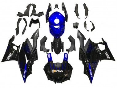 2022-2024 Blue Black ENEOS Yamalube Yamaha YZF R3/R25 Motorcycle Fairings