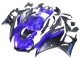 2022-2024 Blue Matte Black Yamaha YZF R3/R25 Motorcycle Fairing