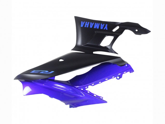 2022-2024 Blue Matte Black Yamaha YZF R3/R25 Motorcycle Fairing
