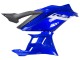 2022-2024 Blue White Matte Black Yamaha YZF R3/R25 Motorcycle Fairings