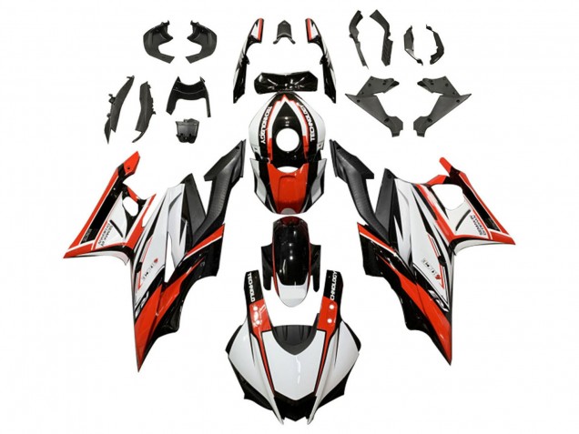 2022-2024 White Red Black Yamaha YZF R3/R25 Motorcycle Fairing Kits
