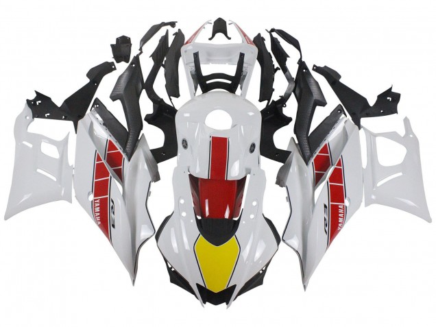 2022-2024 White Red Yellow Black Yamaha YZF R3/R25 Motorcycle Fairings