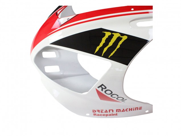 1998-1999 Red White Black Yellow Monster Milwaukee MAXXIS 11 Yamaha YZF 1000 R1 Motorcycle Fairings