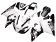 1998-1999 White Glossy Black Yamaha YZF 1000 R1 Motorcycle Fairings