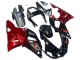 1998-1999 Glossy Black Red Yamaha YZF 1000 R1 Motorcycle Fairings