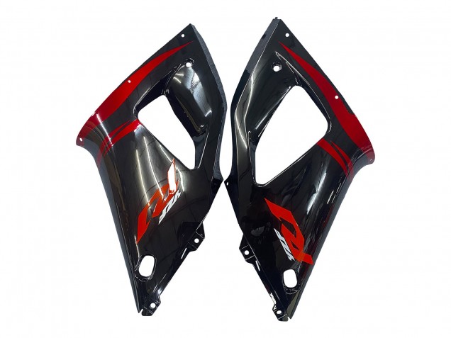 1998-1999 Glossy Black Red Yamaha YZF 1000 R1 Motorcycle Fairings