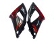 1998-1999 Glossy Black Red Yamaha YZF 1000 R1 Motorcycle Fairings