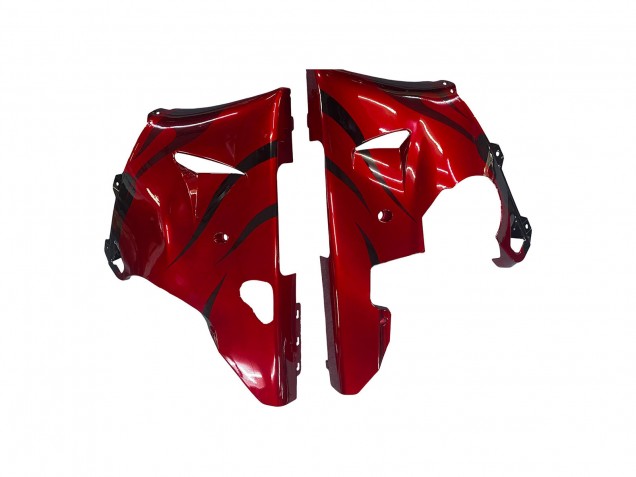 1998-1999 Glossy Black Red Yamaha YZF 1000 R1 Motorcycle Fairings