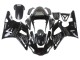 2000-2001 Glossy Black White Monster Motul Yamaha YZF 1000 R1 Motorcycle Fairings
