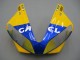 2000-2001 White Yellow Blue Motul Camel Yamaha YZF 1000 R1 Motorcycle Fairings