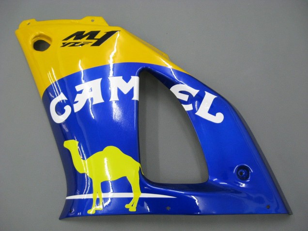 2000-2001 White Yellow Blue Motul Camel Yamaha YZF 1000 R1 Motorcycle Fairings