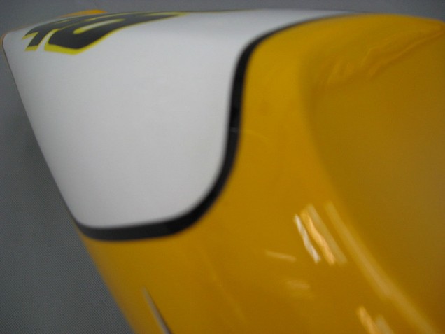 2000-2001 White Yellow Blue Motul Camel Yamaha YZF 1000 R1 Motorcycle Fairings