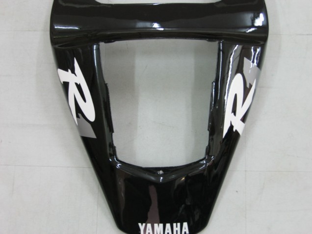 2000-2001 Glossy Black White Decal Yamaha YZF 1000 R1 Motorcycle Fairings