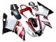 2000-2001 Red White Glossy Black Yamaha YZF 1000 R1 Motorcycle Fairing