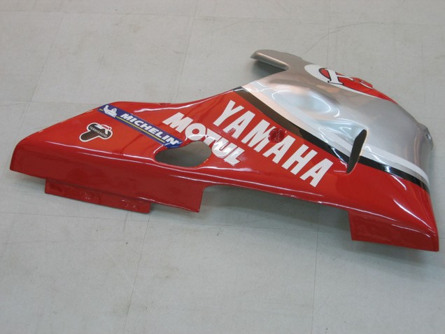 2000-2001 Silver Red Fortuna Motul Yamaha YZF 1000 R1 Motorcycle Fairings