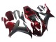 2002-2003 Red Matte Black Yamaha YZF 1000 R1 Motorcycle Fairing Kits