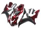 2002-2003 Red Matte Black Yamaha YZF 1000 R1 Motorcycle Fairing Kits