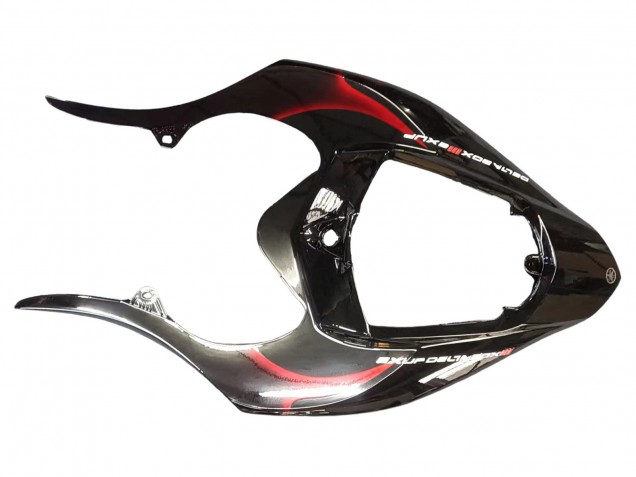 2004-2006 Glossy Black Red Flame Yamaha YZF 1000 R1 Motorcycle Fairings