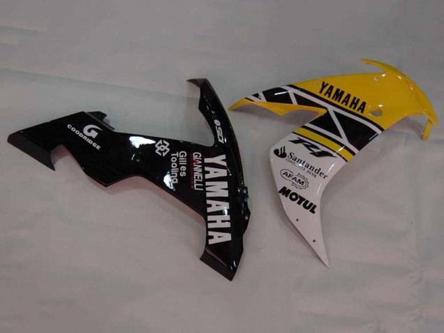 2004-2006 Yellow White Glossy Black Yamaha YZF 1000 R1 Motorcycle Fairings