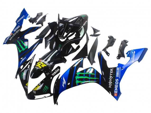 2004-2006 Blue Black Yellow Green Monster Yamalube ENEOS 69 Yamaha YZF 1000 R1 Motorcycle Fairings