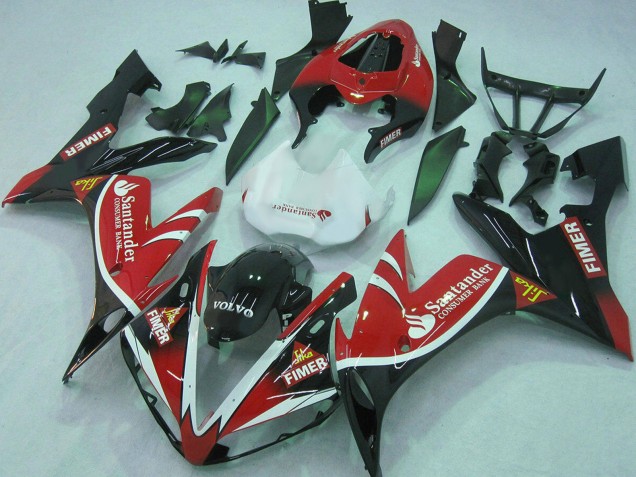 2004-2006 Red White Black Green Volvo Jika Fimer Santander Yamaha YZF 1000 R1 Motorcycle Fairings