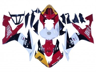 2004-2006 Yellow Red White Black YSP 88 Yamaha YZF 1000 R1 Motorcycle Fairings