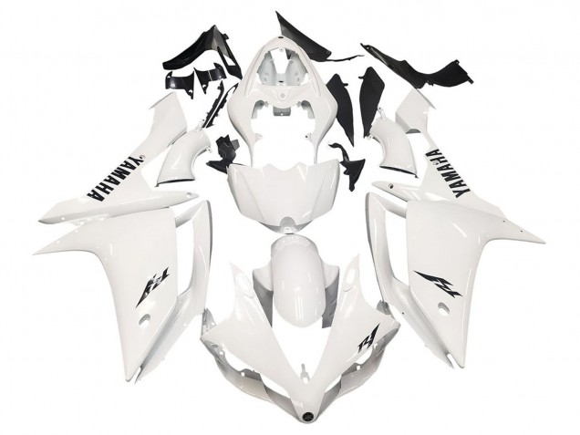 2007-2008 White Black Yamaha YZF 1000 R1 Motorcycle Fairings