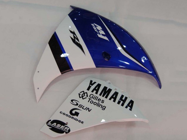 2009-2011 White Blue Black M1 Yamaha YZF 1000 R1 Motorcycle Fairings