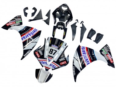 2012-2014 Glossy Black White Red Fimer Yamalube Sterilgarda 87 Yamaha YZF 1000 R1 Motorcycle Fairings