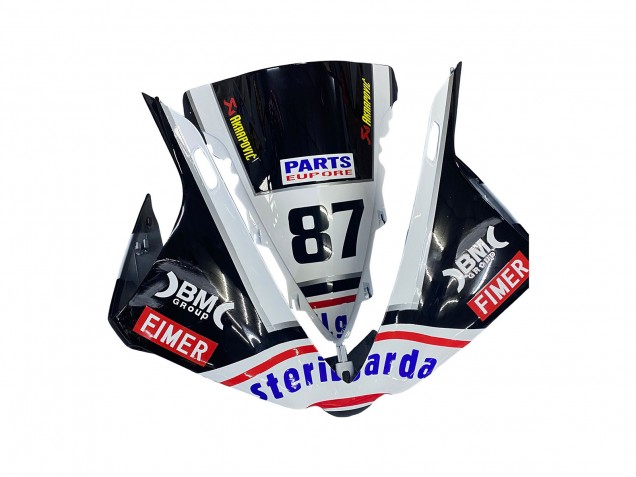 2012-2014 Glossy Black White Red Fimer Yamalube Sterilgarda 87 Yamaha YZF 1000 R1 Motorcycle Fairings