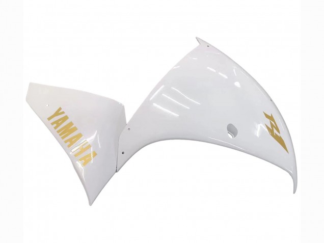 2012-2014 White Gold Decals Yamaha YZF 1000 R1 Motorcycle Fairings
