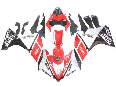 2012-2014 White Red Glossy Black Petronas Yamaha YZF 1000 R1 Motorcycle Fairings