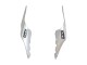 2015-2019 Silver Blue Glossy Black Yamaha YZF 1000 R1 Motorcycle Fairings