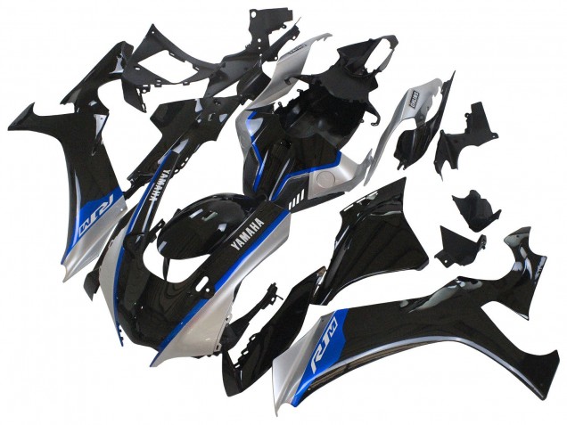 2020-2025 Glossy Black Silver Blue Yamaha YZF 1000 R1 Motorcycle Fairings