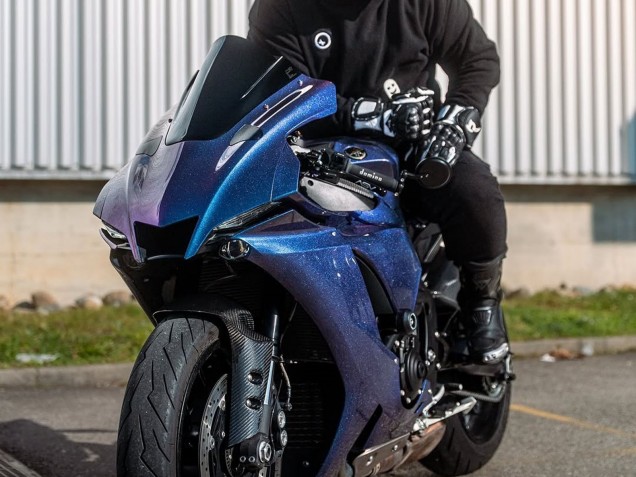 2020-2025 Gradient Blue Purple Yamaha YZF 1000 R1 Motorcycle Fairings