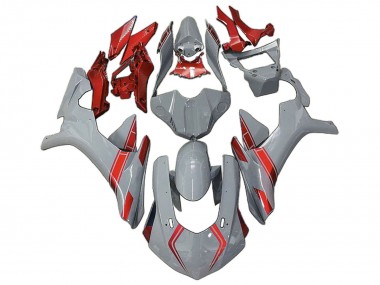 2020-2025 Nardo Grey Red Yamaha YZF 1000 R1 Motorcycle Fairings