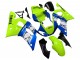 1998-2002 Neon Green Blue White Champions Yamaha YZF 600 R6 Motorcycle Fairings
