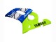 1998-2002 Neon Green Blue White Champions Yamaha YZF 600 R6 Motorcycle Fairings