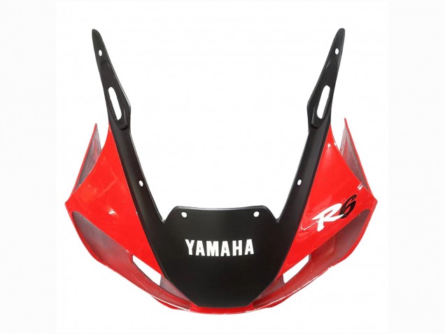 1998-2002 White Red Glossy Black Yamaha YZF 600 R6 Motorcycle Fairings
