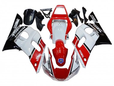 1998-2002 White Red Black Petronas Yamalube 50th Yamaha YZF 600 R6 Motorcycle Fairings