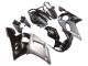 1998-2002 Silver Glossy Black Yamaha YZF 600 R6 Motorcycle Fairings