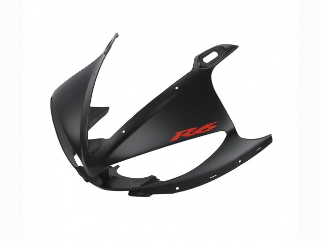 2006-2009 Matte Black Yamaha YZF R6S Motorcycle Fairings