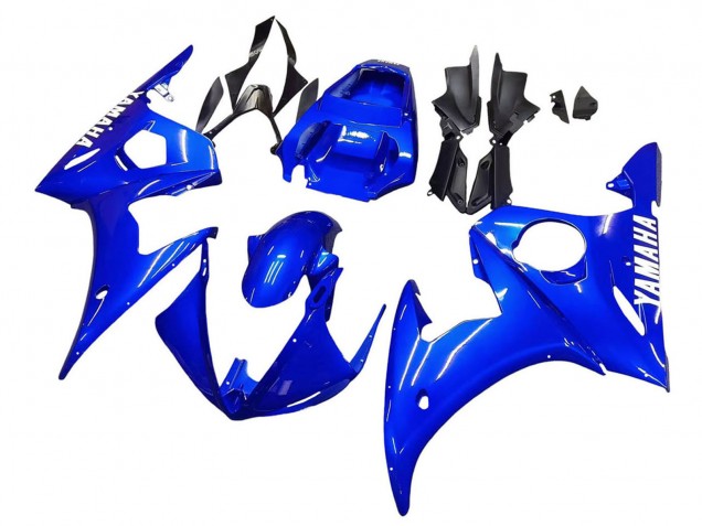 2006-2009 Blue Yamaha YZF R6S Motorcycle Fairings
