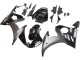 2003-2004 Glossy Black Matte Black White Decals Yamaha YZF R6 Motorcycle Fairings