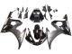 2003-2004 Glossy Black Matte Black White Decals Yamaha YZF R6 Motorcycle Fairings