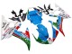2003-2004 White Blue Green Red Kastinee Dunlop Motul Yamaha YZF R6 Motorcycle Fairings